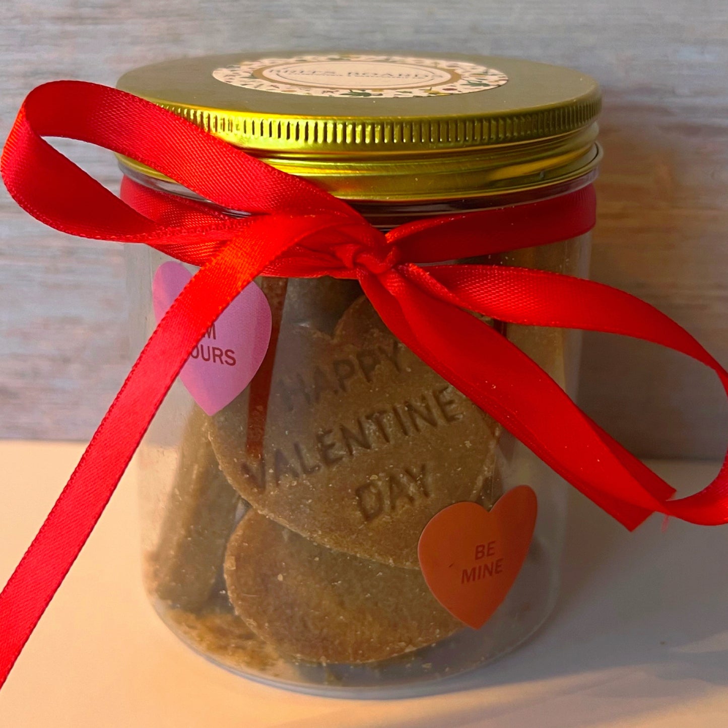 VALENTINES DAY DOG COOKIES